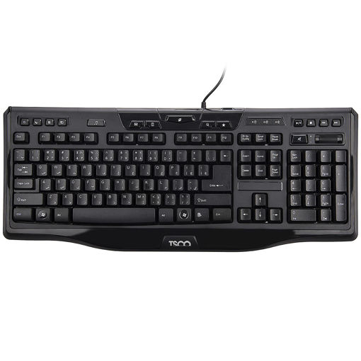 KEYBOARD TSCO کیبورد تسکو مدل TK 8018 با حروف فارسی