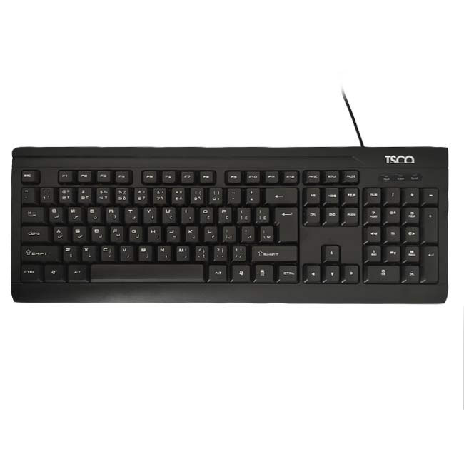 تصویر  کیبورد سیم دار تسکو مدل KEYBOARD TSCO TK-8015