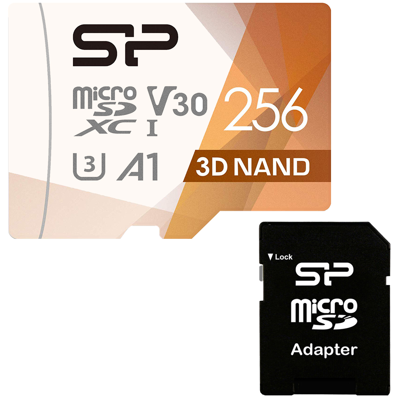 تصویر  کارت حافظه microSDXC سیلیکون پاور مدل Superior Pro کلاس 10 استاندارد UHS-I U3 سرعت 100MBps ظرفیت 256 گیگابایت به همراه آداپتور SD