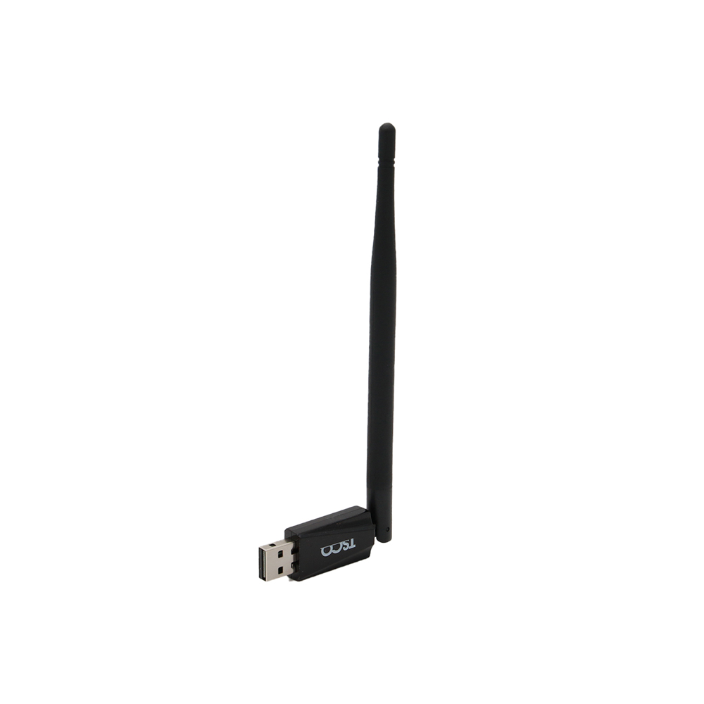 تصویر  کارت شبکه بدون سیم آنتن دار تسکو مدل Wireless USB Lan Tsco TW-1010