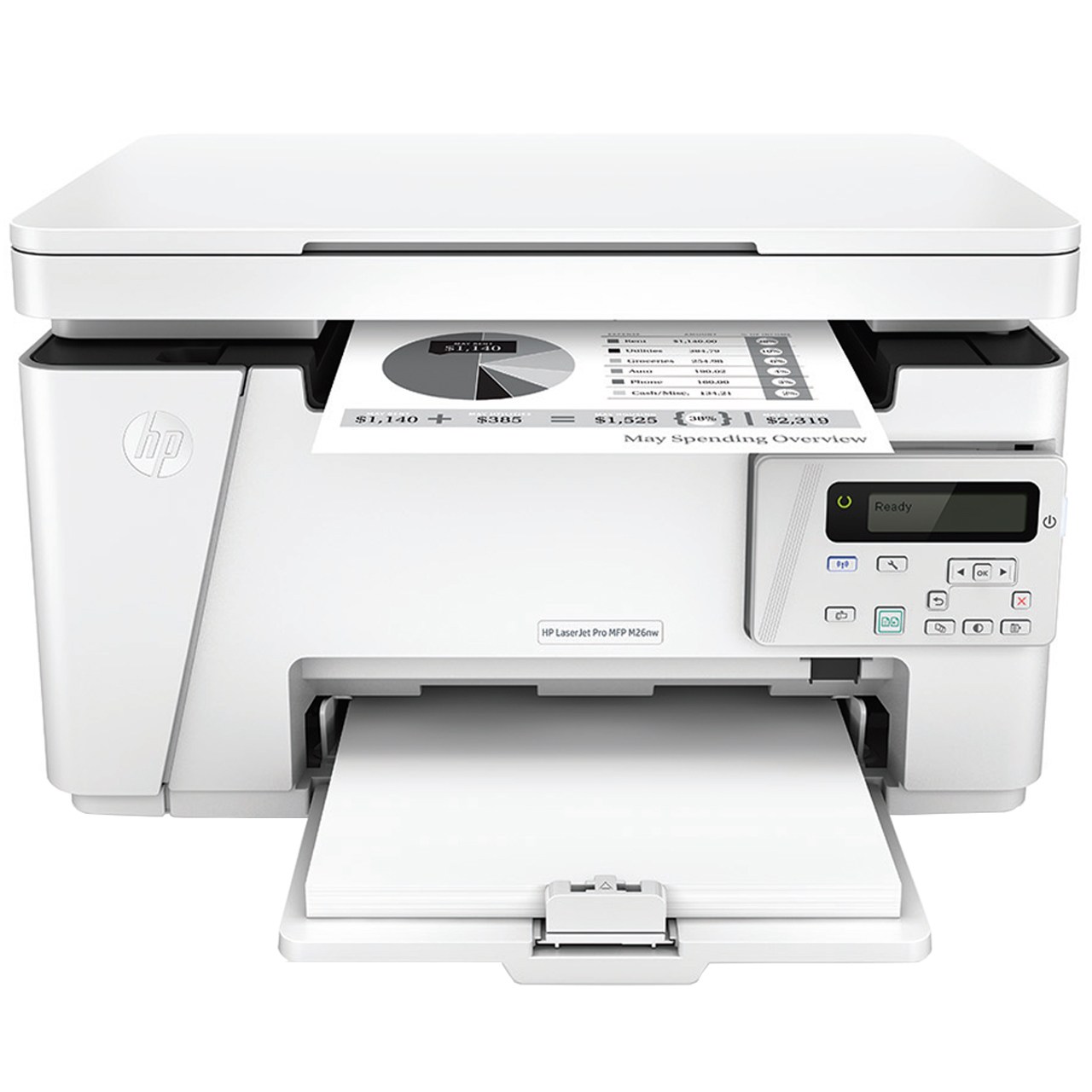 تصویر  پرینتر چندکاره لیزری اچ پی مدل LaserJet Pro MFP M26nw