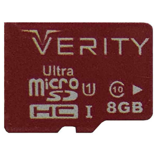 کارت حافظه microSDHC وریتی مدل Ultra A1 کلاس 10 استاندارد UHS-I U1 سرعت 48 MBps ظرفیت 8 گیگابایت