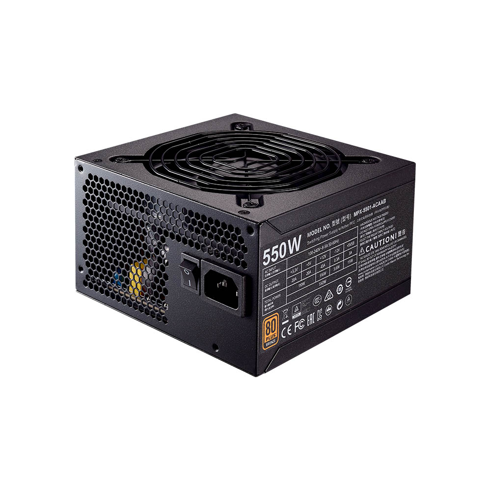 منبع تغذیه کامپیوتر کولر مستر مدل  POWER COOLER MASTER MWE white 550 