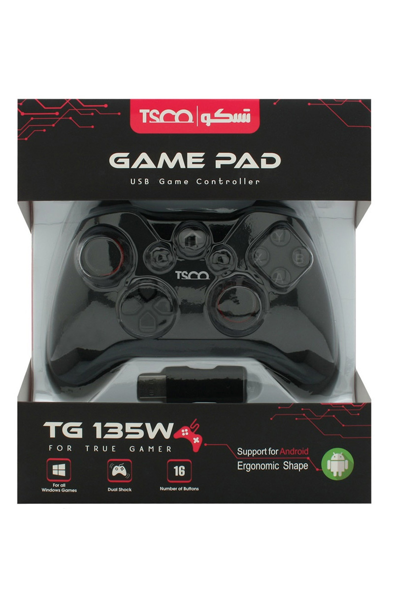 GAME PAD TSCOدسته بازی تسکو مدل TG 135W