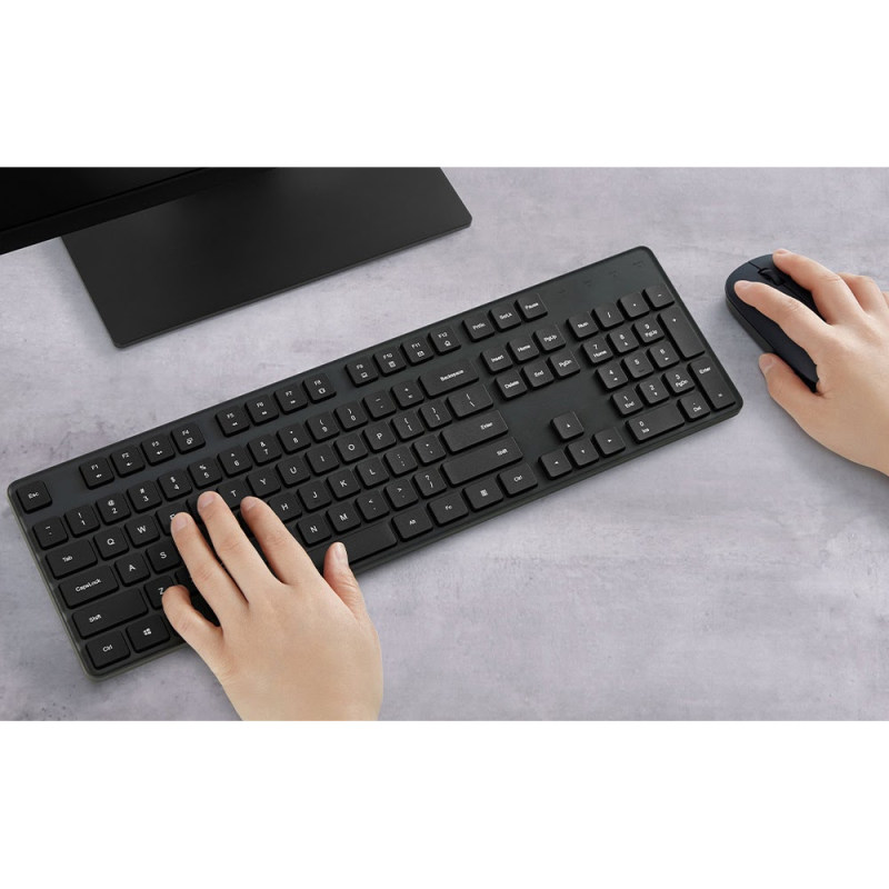 کیبورد و ماوس بدون سیم شیائومی مدل KEYBOARD MOUSE WIRLESS XIAOMI WXJS01YM