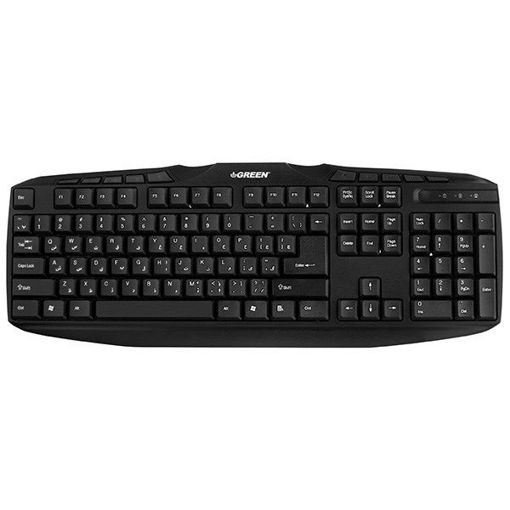 کیبورد سیم دار گرین مدل KEYBOARD GREEN GK-302