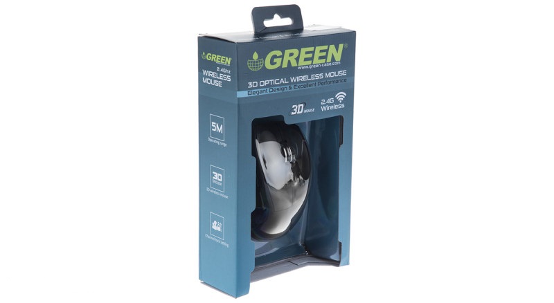 ماوس بدون سیم گرین مدل MOUSE GREEN GM-501 W