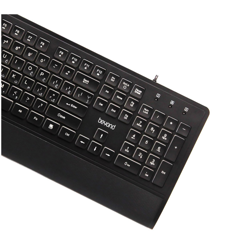 کیبورد سیم دار بیاند مدل KEYBOARD BEYOND BK-7200