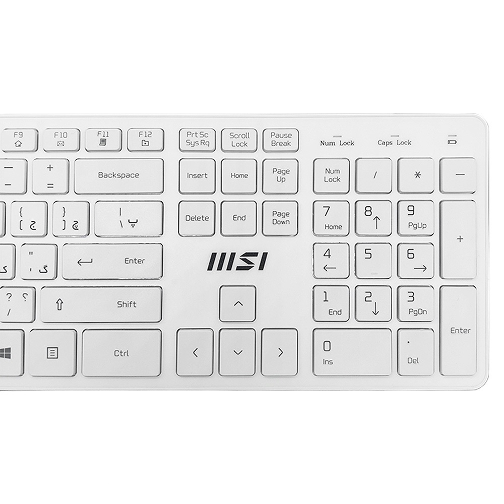 کیبورد و ماوس بدون سیم ام اس آی مدل KEYNOARD MOUSE MSI RF-14030 FS