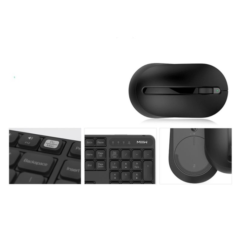 کیبورد و ماوس بدون سیم شیائومی  ام آی آی آی دبلیو مدل KEYBOARD MOUSE XIAOMI MIIIW MWWC01