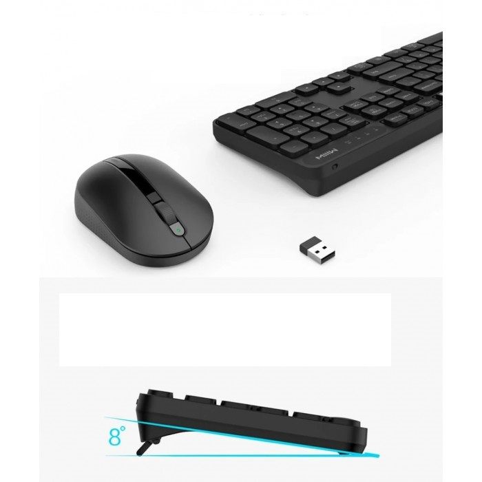 کیبورد و ماوس بدون سیم شیائومی  ام آی آی آی دبلیو مدل KEYBOARD MOUSE XIAOMI MIIIW MWWC01