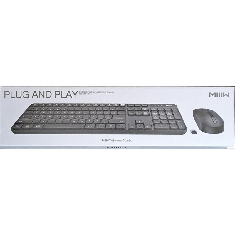 کیبورد و ماوس بدون سیم شیائومی  ام آی آی آی دبلیو مدل KEYBOARD MOUSE XIAOMI MIIIW MWWC01