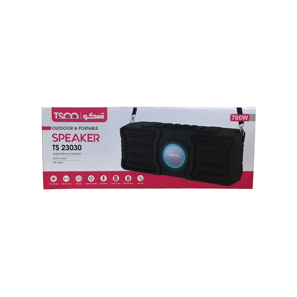 اسپیکر قابل حمل بلوتوثی برند تسکو مدل SPEAKER TSCO TS-23030