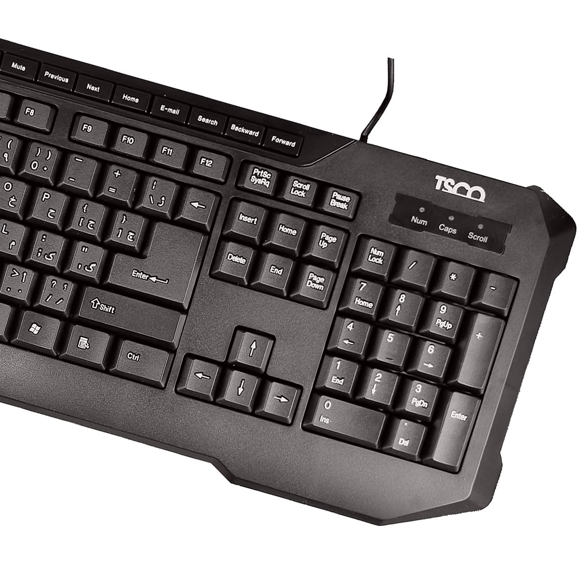 کیبورد سیمدار تسکو مدل KEYBOARD TSCO TK-8034