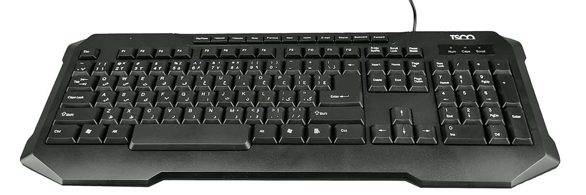 کیبورد سیمدار تسکو مدل KEYBOARD TSCO TK-8034