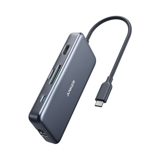 هاب 7 پورت تایپ سی انکر مدل ANKER POWEREXPAND PLUS 7 IN 1 USB-C HUB