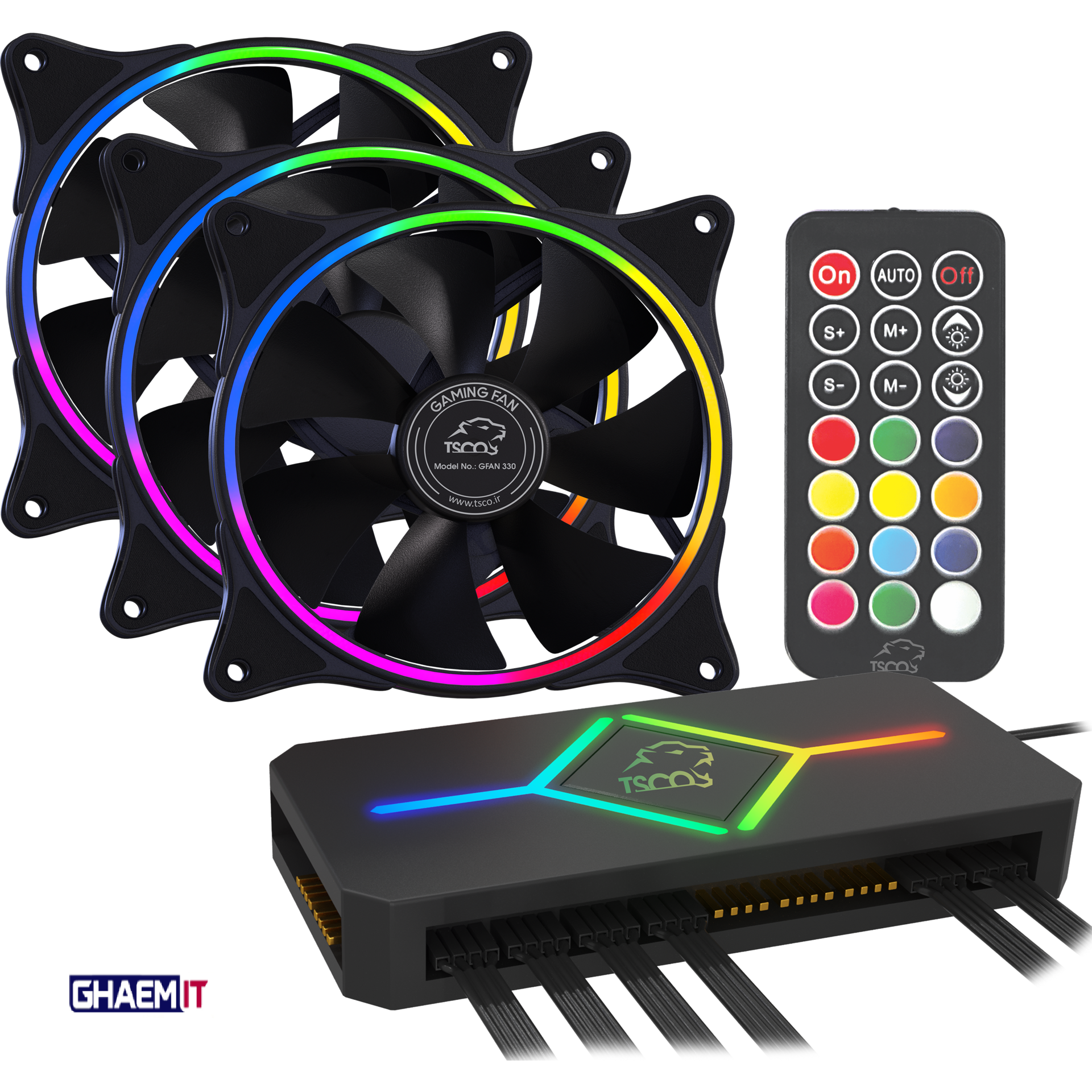 فن گیمینگ کیس کامپیوتر تسکو مدل G-FAN330