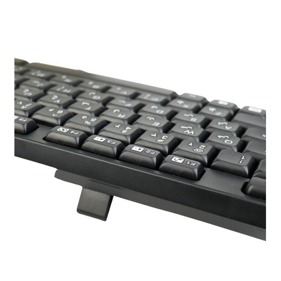 کیبورد سیم دار هترون مدل KEYBOARD HATRON HK-220 به همراه حروف فارسی