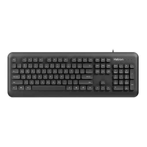 کیبورد سیم دار هترون مدل KEYBOARD HATRON HK-260 به همراه حروف فارسی