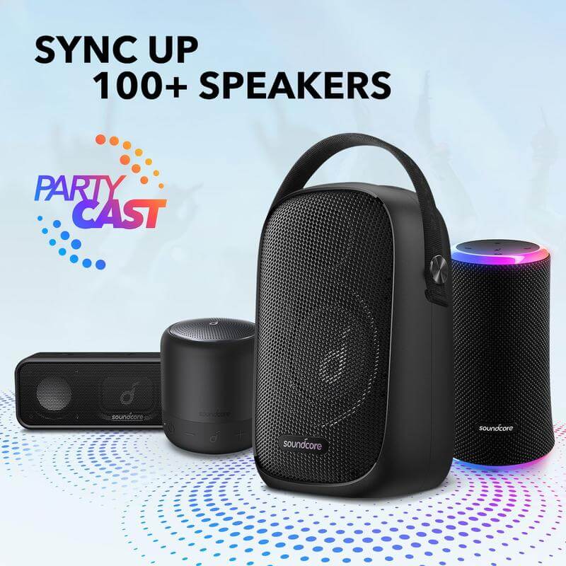 اسپیکر بلوتوثی قابل حمل انکرمدل SPEAKER BLUETOOTH ANKER SOUNDCORE A-3395 RAVE NEO