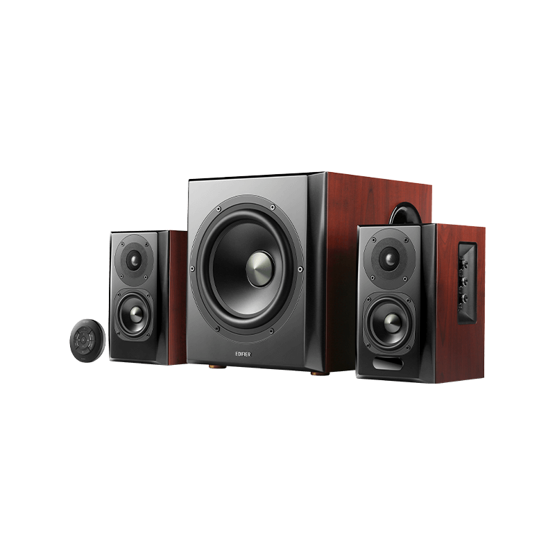 اسپیکر رومیزی ادیفایر مدل Bookshelf Speaker & Subwoofer EDIFIER Buetooth S-350DB در قائم آی تی