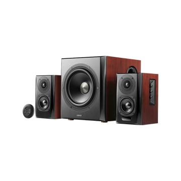 اسپیکر رومیزی ادیفایر مدل Bookshelf Speaker & Subwoofer EDIFIER Buetooth S-350DB در قائم آی تی