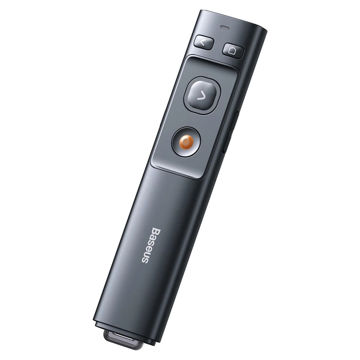 پوینتر و پرزنتر بی سیم بیسوس مدل BASEUS ORANGE DOT WIRELESS PRESENTER RED LASER ACFYB-B0G