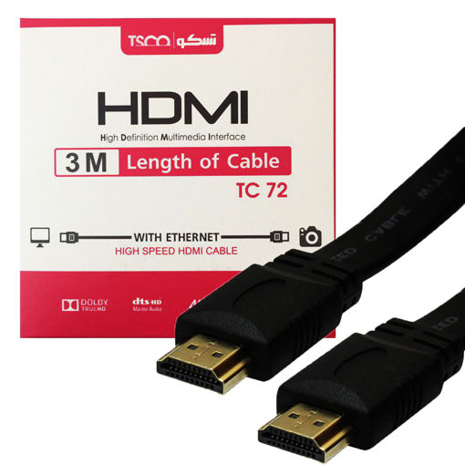 کابل HDMI تسکو مدل TC-72 به طول 3 متر CABLE HDMI TSCO