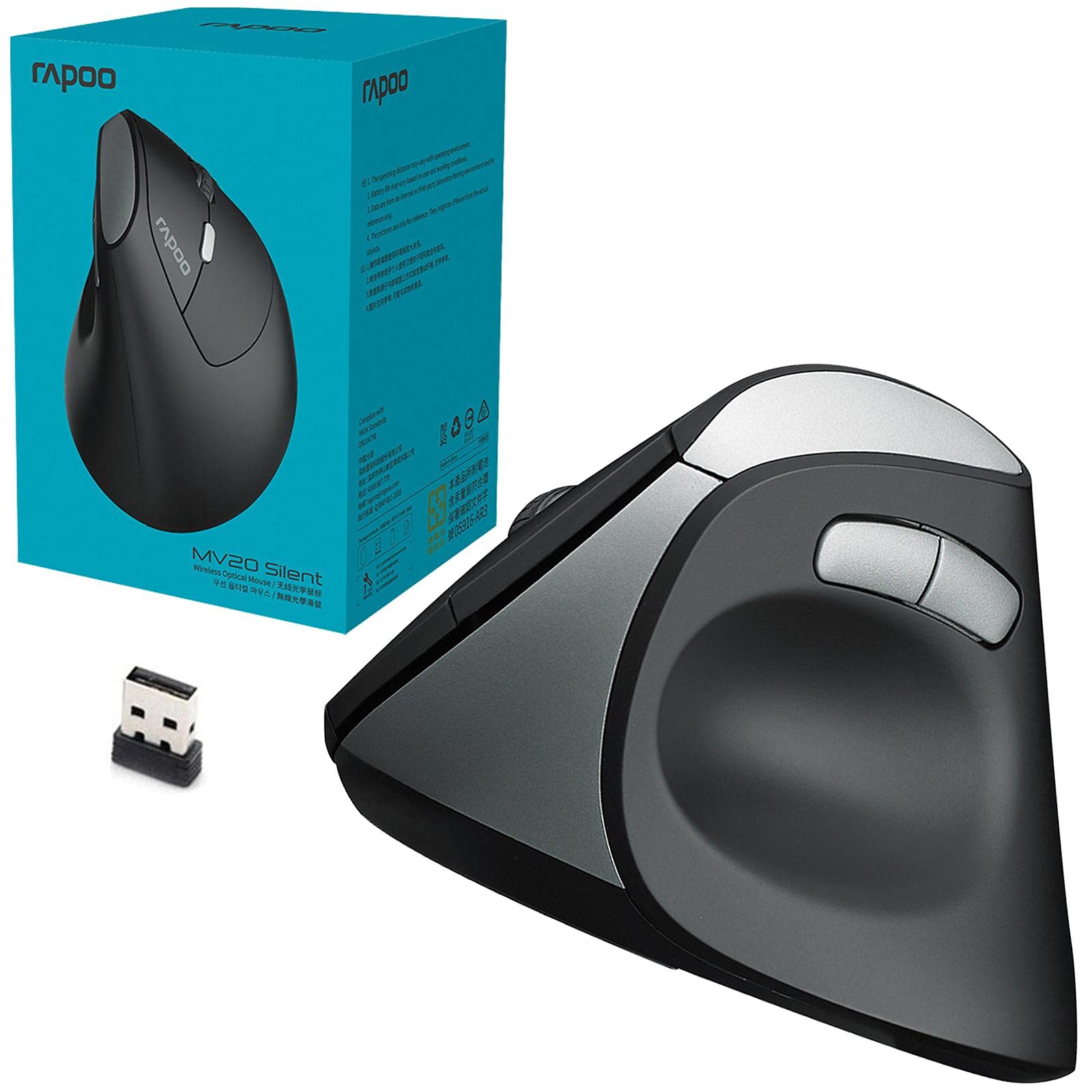 ماوس بدون سیم رپو مدل Wireless Mouse Rapoo MV20