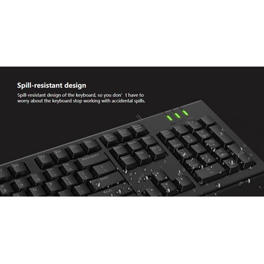 کیبورد رپو مدل KEYBOARD RAPOO NK-1800 با حروف فارسی