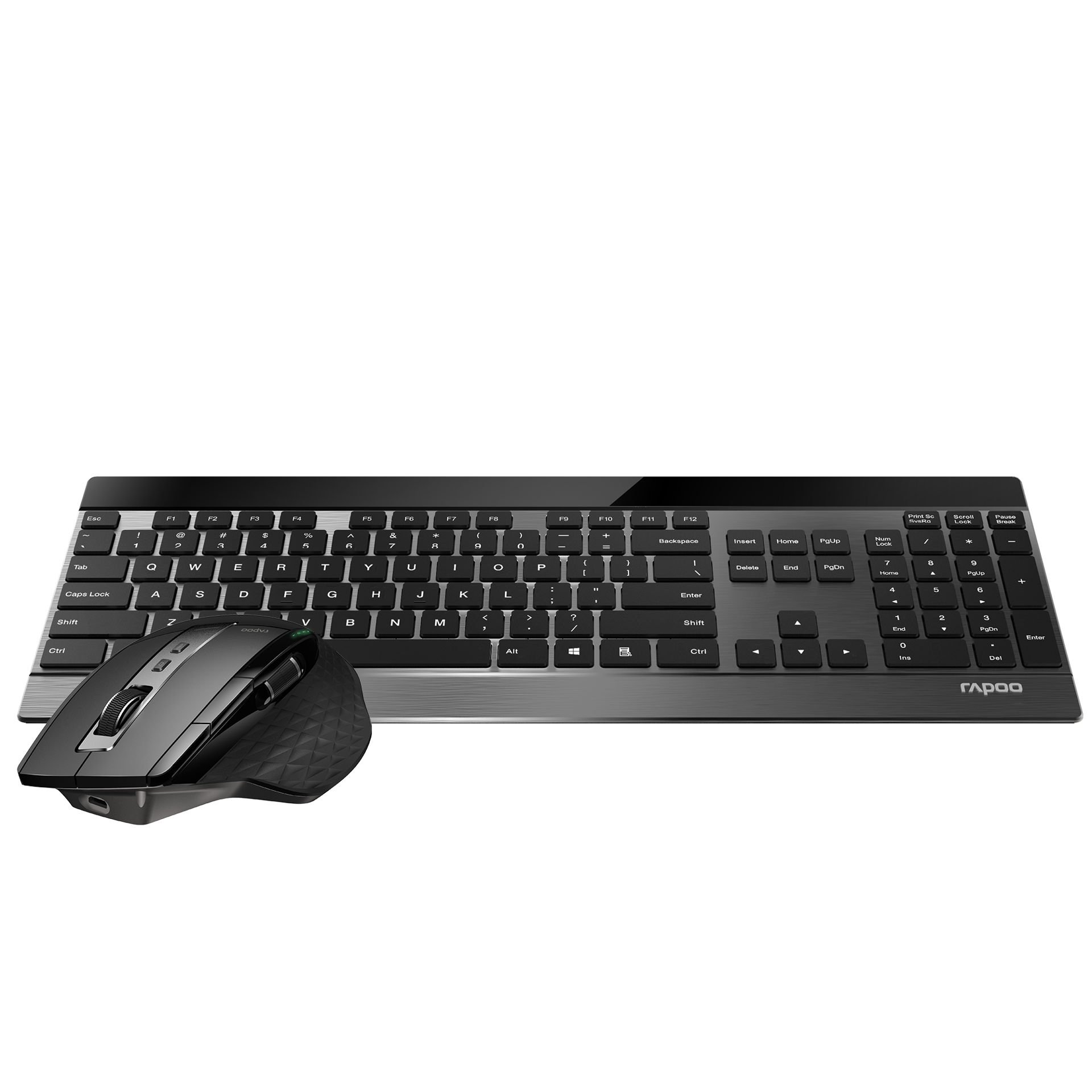 کیبورد و ماوس بدون سیم رپو مدلUltra Slim Wireless Keyboard & Mouse Rapoo 9900m