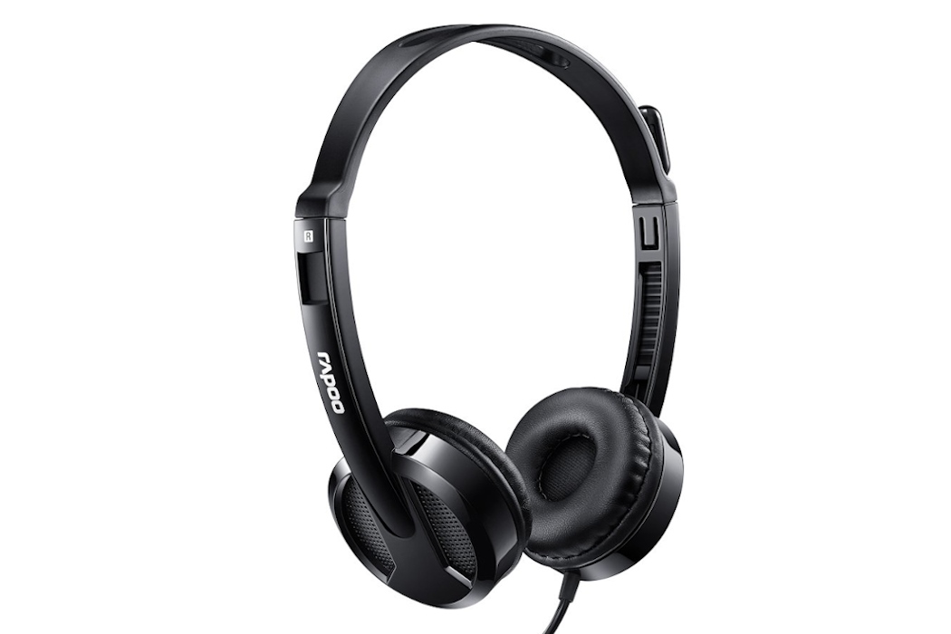 هدست سیم دار رپو مدل HEADSET RAPOO H-100 3.5Mm