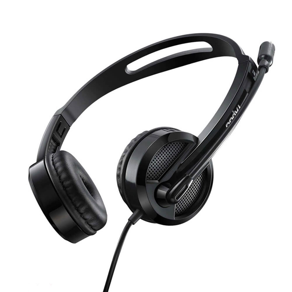 هدست سیم دار رپو مدل HEADSET RAPOO H-100 3.5Mm