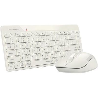 کیبورد و ماوس بیسیم دوحالته ای فورتک مدل Dual Mode Wireless Keyboard & Mouse A4tech FG2200 Air Mini
