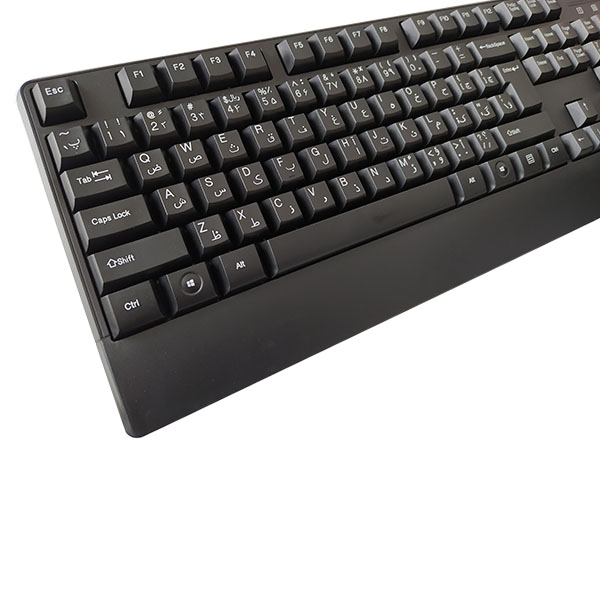 کیبورد و ماوس بی سیم تسکو مدل KEYBOARD MOUSE WIRLESS TSCO TKM-7022 W