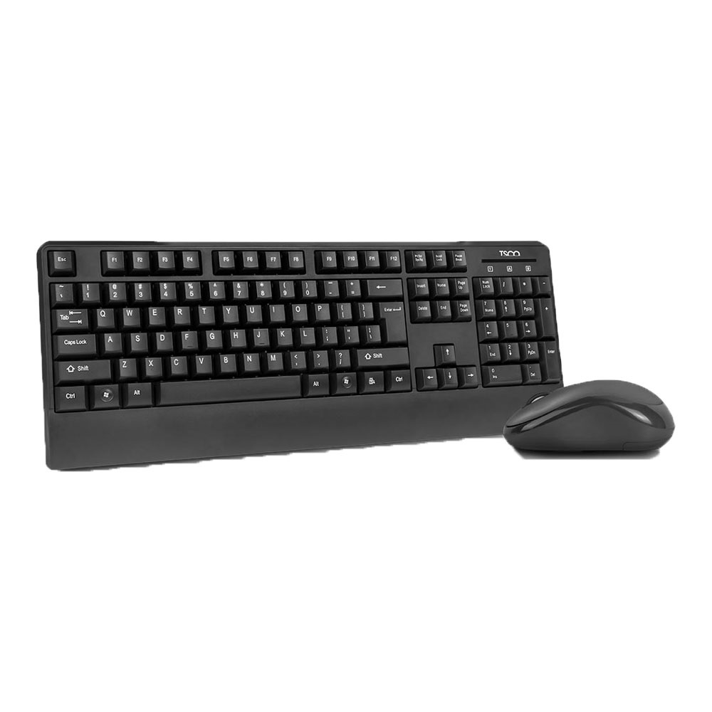 کیبورد و ماوس بی سیم تسکو مدل KEYBOARD MOUSE WIRLESS TSCO TKM-7022 W