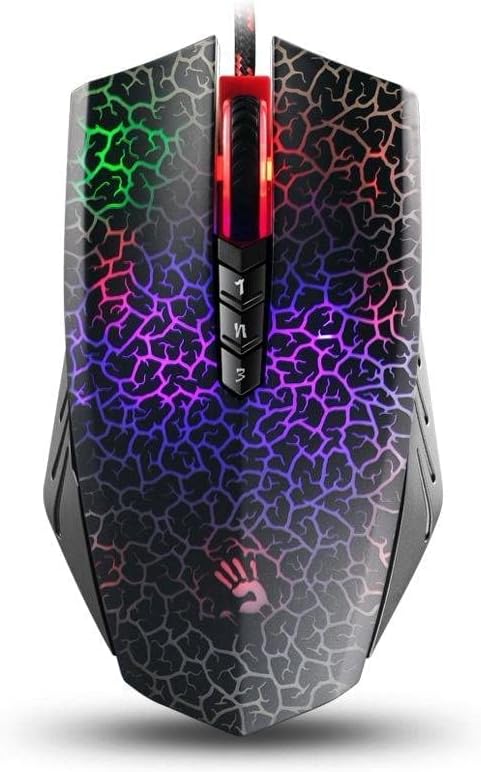 ماوس گیمینگ سیمدار ایفورتک سری بلادی مدل A4tech Bloody Gaming Mouse A70