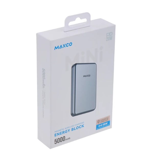 پاوربانک مگنتی مکس کو مدل Magnetic Magsafe Power Bank Maxco MPB-P12