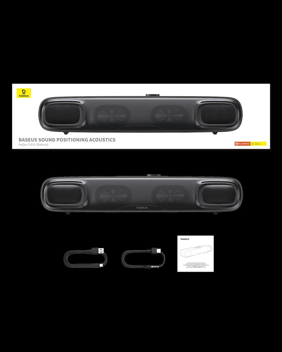 ساندبار بیسوس مدل Baseus AeQur Series Mini Soundbar DS10