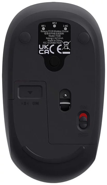 ماوس بیسیم دوحالته باسئوس مدل Baseus TRI Mode Wireless Mouse F01B