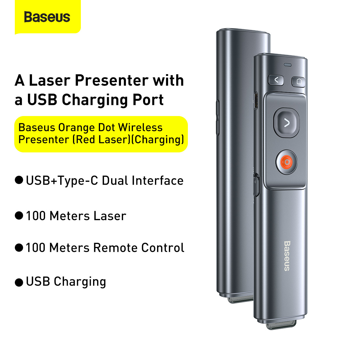 پرزنتر بیسیم  بیسوس مدل Basseus Wireless Presenter AACFYB-0G