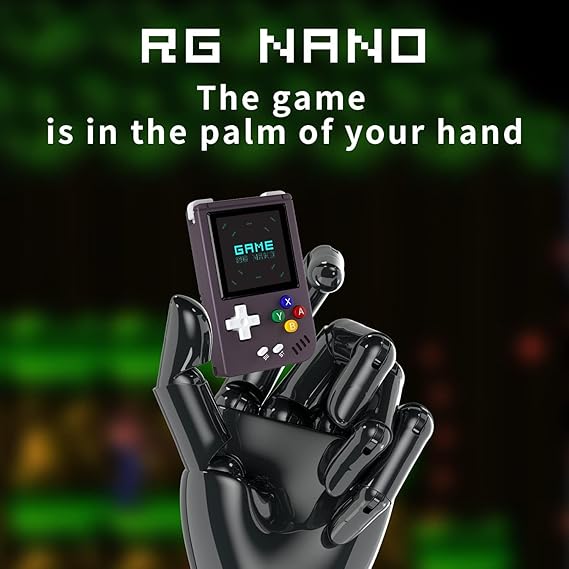 کنسول بازی دستی آنبرنیک مدل RG 64 Nano Retro Handheld Game Console