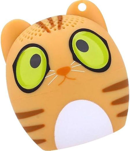 اسپیکر بلوتوثی عروسکی گرین لاین مدل Bluetooth Portable Speaker Green Lion Mini Pet 2 GNMINSPCAT طرح گربه