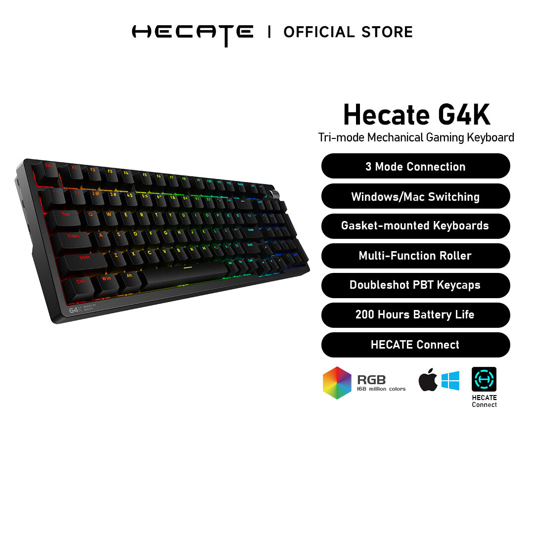 کیبورد مکانیکال گیمینگ سه حالته ادیفایر مدل Keyboard Gaming Edifier TRI-Mode G4K