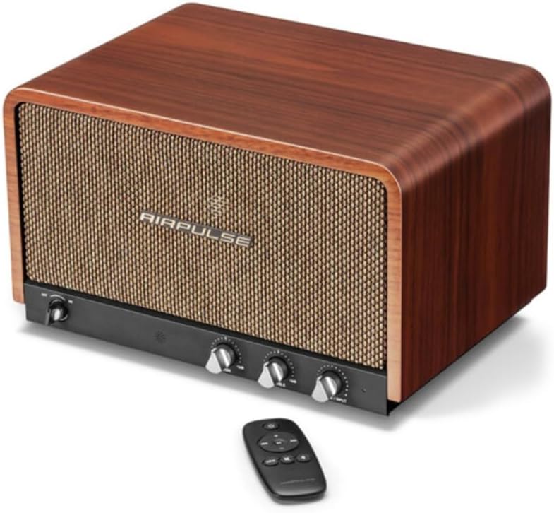 اسپیکر بلوتوثی رومیزی ادیفایر ایرپلاس مدل  Speaker Aiepluse Edifier P100 X Walnut