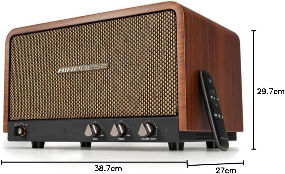 اسپیکر بلوتوثی رومیزی ادیفایر ایرپلاس مدل  Speaker Aiepluse Edifier P100 X Walnut