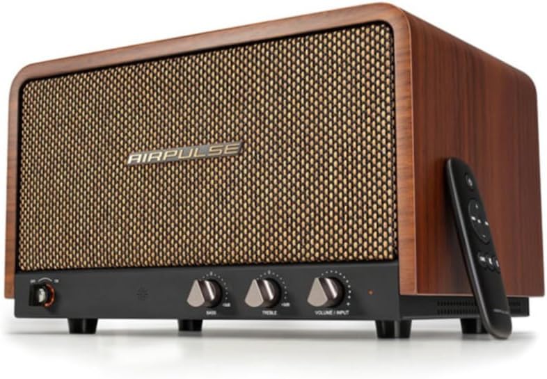 اسپیکر بلوتوثی رومیزی ادیفایر ایرپلاس مدل  Speaker Aiepluse Edifier P100 X Walnut