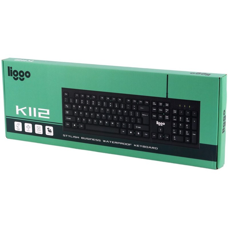 کیبورد سیمدار لیگو مدل Keyboard Liggo K-112