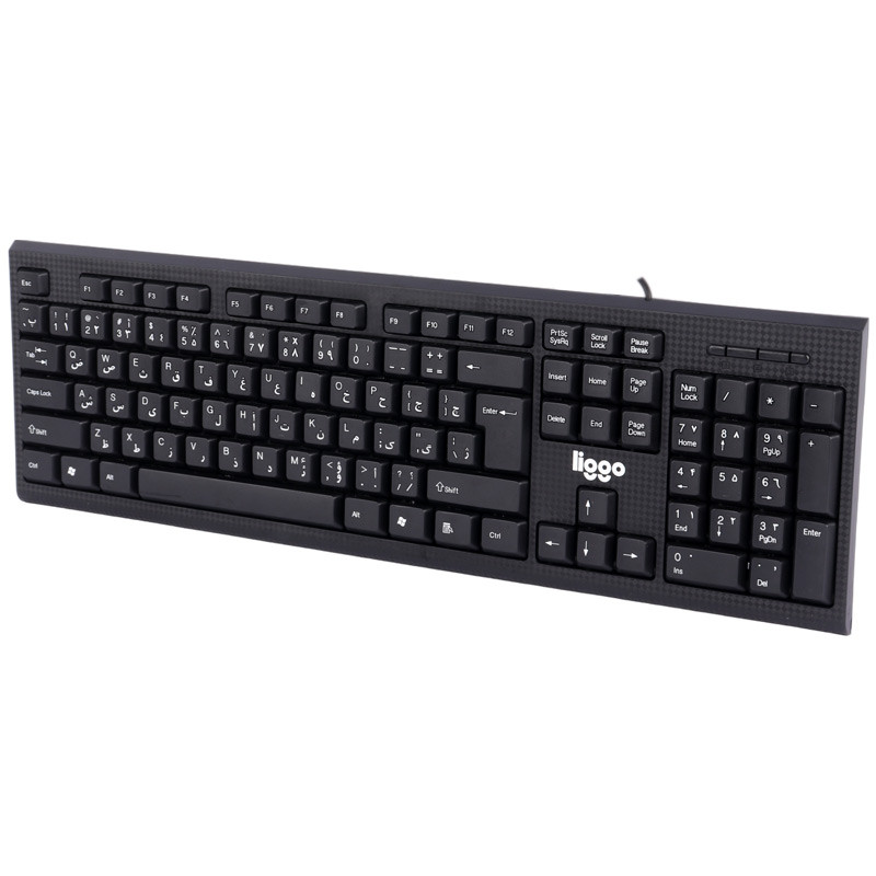 کیبورد سیمدار لیگو مدل Keyboard Liggo K-112