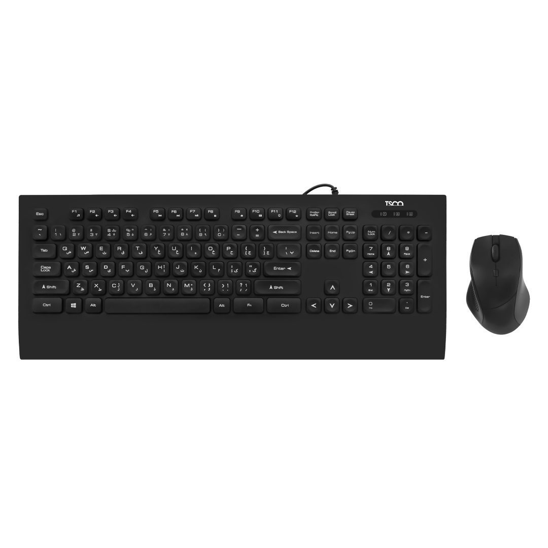 کیبورد و ماوس سیمدار تسکو مدل  Keyboard & Mouse TSCO TKM-8060